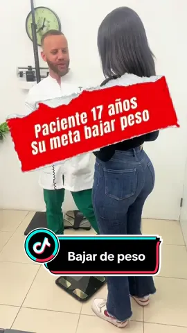 Paciente 17 años su meta bajar de peso !  #nutritiontips #nutriologo #nutriologaonline #bajadepeso #srnutrition 
