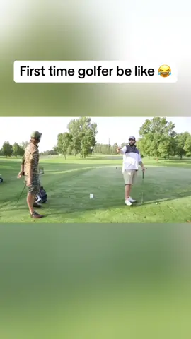First time golfer 😂#fyp #golf #golftiktok #funny #fail #viral #pga #firsttimegolfer #creatorsearchinsights 