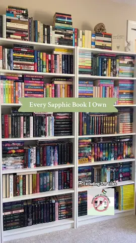 Left it in normal speed since yall never like it when it goes faster lol #BookTok #bookish #sapphicbooktok #sapphicbooks #bookrecs #queerbook #wlw #bookshelftour 