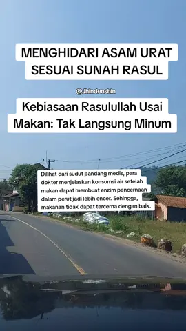 Assalamualaikum🙏 Dan hendaknya tidak banyak minum ketika makan kecuali untuk melancarkan jalannya makanan yang tersendat atau haus, ada yang mengatakan hal seperti ini dianjurkan dalam ilmu kedokteran. 