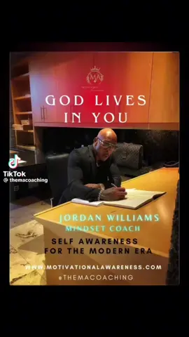 ✨✨Do you have the ability to recognize the God within you? ✨✨ We are all a reflection of a higher power.  We are divine beings and it’s imperative we understand that we are all value.  Join the extraordinary mindset coach Jordan Williams as he passionately inspires and elevates individuals through the profound understanding of self-awareness, self love, and self empowerment! ✨ If this impactful video resonates with you, we encourage you to share it with others who are also seeking to cultivate self-awareness and empowerment. Let the journey of self-discovery, belief in oneself, and transformation begin. #PowerfulMind #PowerWithin ##BookEmpowerment #Godlivesinyou #AwarenessMovement #Abundance #Empower #BelieveInYourself #Transformation #SelfLove #Godsboyglobal @God’s Girl 