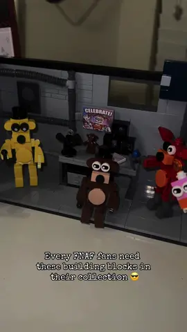 FNAF building blocks set! @BuildBoat #buildingblocks #toys #forkids #kids #building #fanaf #blocks #securitybreach #foryoupage #ad #sponsored 