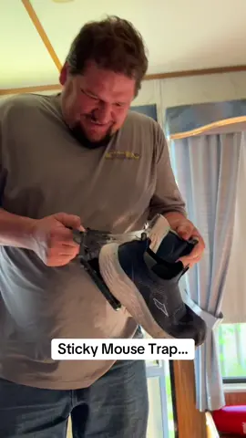 We went to look at a camper…& my daughter stepped in a sticky mouse trap.  As a barefooter I watch where I step…my daughter apparently doesn’t haha #sticky #stickymousetrap #mousetrap #shoes #barefoot #barefoothumor #funny #hilarious #toofunny #oops 
