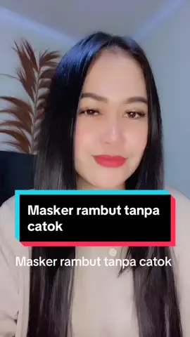 Lurusin rambut di catok ❌   Lurusin rambut pake masker rambut ✔️