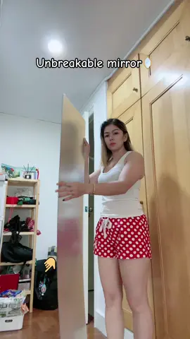 Full-lenght mirror Living Furniture HD Wall Stickers Mirror Fitting Decor#mirror #createtowin #weeklywedrush #sgbrandweek #createtowinshopcreatemaster #homedecor #wallstickermirror 