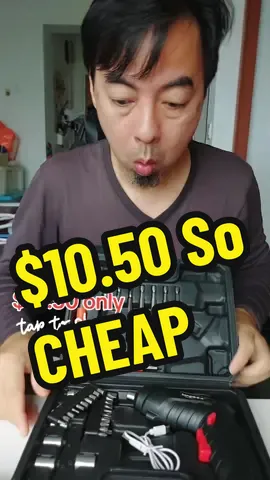 Cordless Electric Screwdriver Set now only $10.90. Faster buy before offer end. #electricscrewdriver #screwdriver #tools #fypsg #foryoupagesg #foryousg #tiktokshopsg #productreview  #tiktokshopsgsale #createtowin #weeklywedrush 