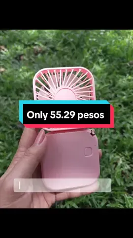 USB Rechargeable Foldable Handy Fan Neck Hanging Fan#CapCut #minisquarefan 