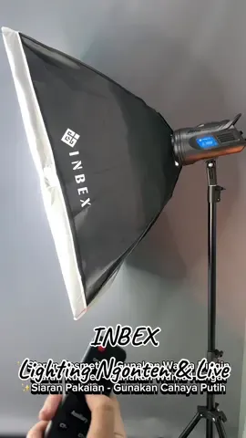 Cocok buat yang mau buat kontennya makin bagus, apalagi buat live streaming, buruan beli juga murce😎 @INBEX 🛒🛍️ #INBEX  #RiviewInbex  #IL100S  #Lighting #Lightingprofesional #Alatkonten  #belilokal  #Inbexmakeslifewonderful