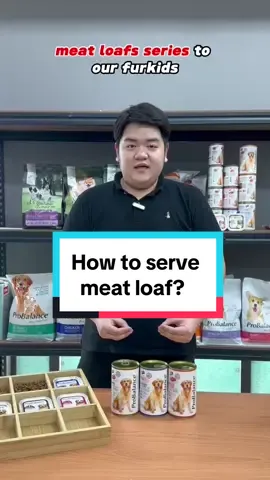 How to serve meat loaf to our fur kids❓ You can mix the meat loaf with our dog kibbles no problem👍🏻 The gravy in meat loaf will helped to tender the dog kibbles and also add in flavour to increase overall appetite for your fur kids🐶 Buy one and try it now🔥 #probalance #meatloaf #mix #kibble #viral #fyp #viralvideo #beef #lamb #chicken #appetite