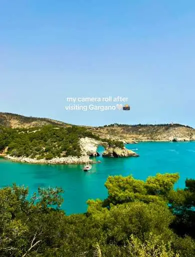 📌 Salva questo video per una vacanza nel Gargano #italy #gargano #puglia #Summer #bucketlist #inspo #itinerary #ideeviaggio #cosafare #inspoviaggi #mare #sud #tiktok #traveltok #vieste #bucketlistdestinations #perte #itinerary #neipertee #viralvideo #shein 