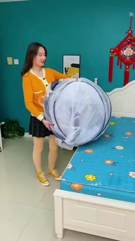 Mùa hè ngày càng có nhiều muỗi, ban đêm không ngủ ngon được. Bạn có thể dùng thử màn mùbg chụp tự bung này, không cần cài đặt, mở ra là có thể sử dụng được!! #manmungchuptubung #tienich #giadungphongngu #thietthuc #jizonguyen 