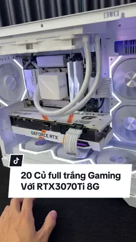20 Củ full trắng Gaming 2K Với RTX3070Ti 8G ultra white #metacom #maytinhmetacom #metacomputer #pc #pcgaming #3070ti #12400f #pcwhite #ultrawhite 