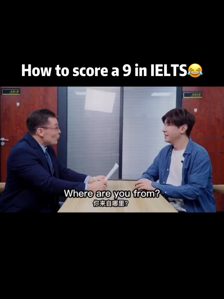 How to score a 9 in IELTS #ielts #funny
