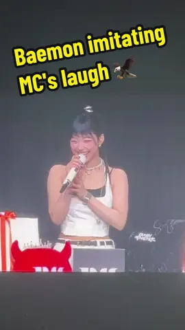 Si ruka nih biangkeroknya 😌 Ruka imitating MC's laugh  🦅🦅🦅 #babymonster #Ruka #pharita #Asa #ahyeon #rora #chiquita 