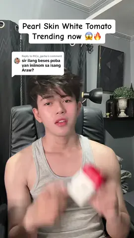 Replying to @RiCo_garbo Glowing skin is waving ka talaga neto 😍🔥 #trendingpampaputi #dailyplus #pearlskinwhitetomato #pearlskinwhitetomatowhiteningsupplement 