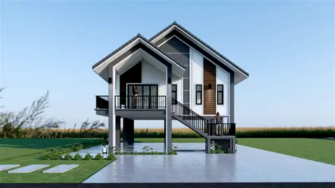 CH.THANAKRIT DESIGN #แบบบ้านจั่วยกสูง #แบบสำเร็จขาย 3900 มีเก็บปลายทาง #3นอน น้ำ 2ครัว รับแขก  ทานข้าว #กว้าง10ยาว 13.5 เมตร #พื้นที่ใช้สอย 118ตารางเมตร #งบสร้าง 1.5-1.7 ล้าน #แบบที่จะได้รับประกอบด้วย 1. แบบสถาปัตย 2. แบบวิศวกรรมโครงสร้าง 3. แบบระบบไฟฟ้า 4. แบบระบบสุขาภิบาล น้ำดี , น้ำเสีย 5. แบบ 3D ภาพ 3 มิติ ส่งไลน์ 6. รายการประมาณการ BOQ ( ไฟล์ ) 7.วิศวกรเซ็นออกแบบเซ็นสด ในแบบ 8.ใบ น 2 (ใบรับรองวิชาชีพวิศวกร ) #สิ่งที่ส่งทางเคอรี่ แฟลช  #แบบก่อสร้างครบชุด 1 ชุด (เซ็นสด ) #รายการคำนวณ 1 ชุด (เซ็นสด ) #ใบวิชาชีพวิศวกร ( เซ็นสด ) #ใบ น 2 ใบรับรองวิชาชีพ ( เซ็นสด ) (บีโอคิวไฟล์ ) #ไฟลสเกคอัพ  มีค่าใช้จ่ายเพิ่ม #สนใจออกแบบใหม่ สอบถามได้นะคะ 150 ขึ้นไปต้องมีสถาปนิกเซ็นร่วมวิศวกร ค่าเซ็น  กรณีแบบสำเร็จไม่ได้รวมสถาปนิก เขียนใหม่ถ้า 150 ขึ้นไปต้องมีค่าใช้จ่ายเพิ่มส่วนเซ็นของสถาปนิก  เซ็นออกแบบ โทร 086-4737643 โทร 081-3879527 https://www.facebook.com/profile.php?id=100063519854679&mibextid=ZbWKwL