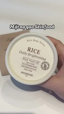 Cũng đáng để trãi nghiệm thử nè mí bà #unboxing #unbox #skinfood #ricemask #washoffmask #kbeauty #skincare #dbwbrv 
