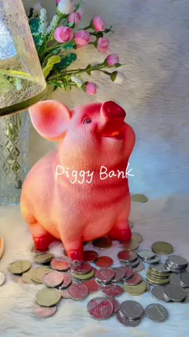 Ang cute at ang ganda ng quality ng piggy bank ko. 🐷#piggybank #alkansya #CapCut 