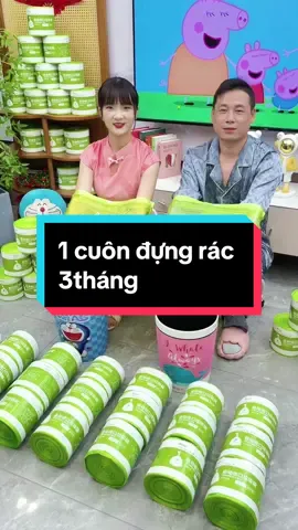 Túi đựng rác sinh học tự huỷ có dây rút #tuidungrac #tuidungraccoquairut #giadungtienich3939 #dogiadung 