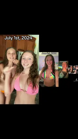 #duet with @Taylor <3ITS DA FIRST OF DA MONTH! How is it july already❤️🤍💙@savannah #Duet #trend #first #bikini #Summer #friend #pool #fyp #beach #swimsuit #tradition 