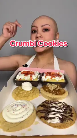 trying this weeks 7/1 @Crumbl Cookies ! 🍓🍰the strawberry shortcake was so fricken good. #crumbl #crumblcookies #cookies #Foodie #mukbang #fypシ゚viral #foodreview #crumblcookiesoftheweek #eating #asmrsounds 