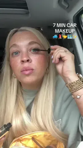 My seven minute car makeup routine. Keeping it pretty minimal. All these products can be found on my LTK under my Makeup folder  💘💄✨🎧 #m#makeuproutineq#quickmakeupe#easymakeups#summermakeupc#carmakeup