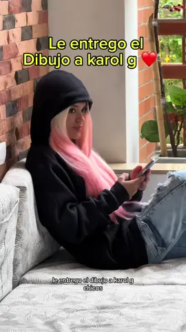 Le entrego el dibujo a karolg 😳 #karolg #arte #dibujo 