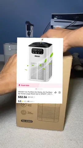 My Aunt didn’t believe me when i said i can get one for under $40 #airpurifier #aromatherapy #cleanair #homeessentials #prasky 