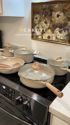 I’m in love I’m obsessed with my new Carote pots & pans set!😍🤎 @Carote USA @Carote #carote #carotepans #homefinds #kitchenfinds #kitchengadgets #kitchenmusthaves #musthaves #nonstickpans #nonstick #granite #taupe #tiktokmademebuyit #ttshop #tiktokshop #señoralife #señoraera #señorafinds #momcontent #contentcreator #cooking #cookingtiktok #CookingHacks #flashsale #summersale #dealsfordays #dealsforyoudays #fyp #fypage #viral #foryou #foryoupage #parati #latinastiktok #latinacontentcreator 