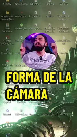 Cambia la forma de tu cámara en OBS 📷😁 #consejos #consejostiktok #tips #tutorial #creadoresdecontenido #streamer #stream #twitch 