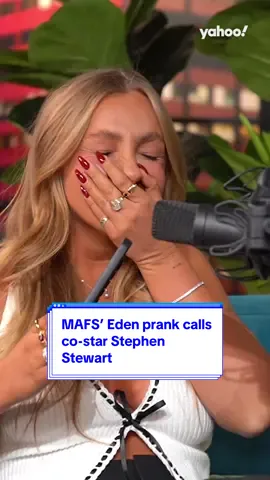 #MAFS’ Eden prank calls co-star Stephen Stewart 👀💍 Watch the FULL #BehindTheEdit podcast now on #YouTube, #Spotify and #ApplePodcasts 🎙️ #mafsau #mafsaustralia #marriedatfirstsight #marriedatfirstsightaustralia #marriedatfirstsighttok #yahooaustralia  