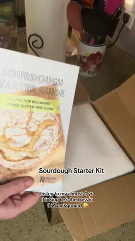 If youre wanting to start your own sourdough starter, go check out @Rowdy Rocket on Tiktok shop! You get a jar, spatula, magnet, and starter guide with the starter kit! They also have a couple of yummy recipes in their starter guide also! I cant wait to try some of the recipes! I love my new jar so far! #sourdough #sourdoughstarter #homemadebread #momtok #momsontiktok #rowdyrocket #checkthemout 