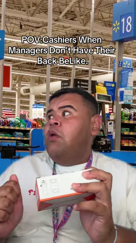 Cashiers When Managers Don’t Have Their Back BeLike!! Ya’ll They’ll Never Have Our Backs 😭😂 #fy #cashier #manager #retail .