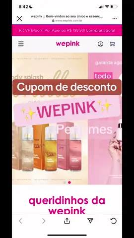 Correeee🏃🏻‍♀️🏃🏻‍♀️#vicio #perfume #fyp #wepink #perfumetiktok #divulgação #wepinkvirginia #promocao #cupom 