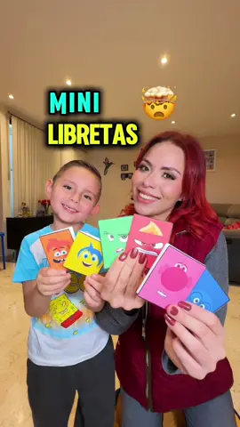 MINI LIBRETAS de INTENSAMENTE 2 😍| . . #fyp #parati #foryou #intensamente #intensamente2 #actividadesinfantiles 