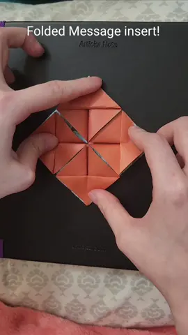 Folded message insert you can add to a journal! #origami #junkjournal #junkjournalideas #creativejournal @Kitty'sJunkJournal and @klassychik101 hope you enjoy! :) 