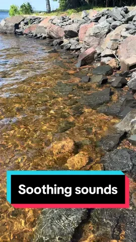 Can’t sleep? Listen to this for a minute! #relaxingsounds #lakesounds #soothingsounds #nature #watersounds