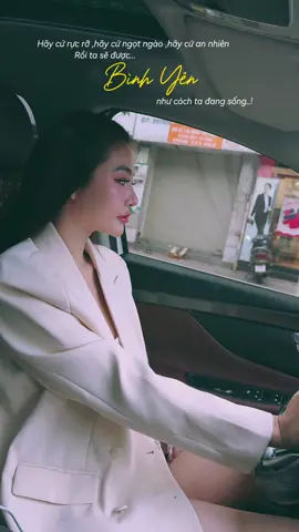 Hãy cứ Bình Yên như cách ta đang Sống .. 🩷 #linhchi 