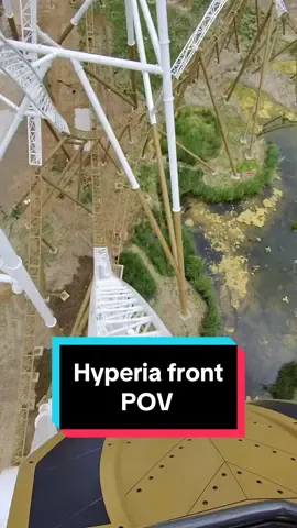 Experience Hyperia in the front seat for the first time😍 this feeling is so intense #thorpepark #hyperia #ride #2024 #hyperiapov #fy #fyp #foryou #fypシ゚ #xyzbca #xcyzba #viral 