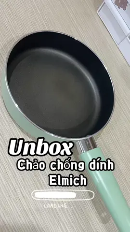 Chảo chống Elmich cho căn bếp xinh #unbox #chaochongdinh #chaoelmich #chaomauxanh #chaochongdinhelmich 