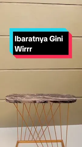 Meja console minimalis viral harga aman banget dikantong guys😍😍 cek keranjang kuningnya!! #mejahias #mejaconsole #mejaconsolegold #mejaconsolemewah 