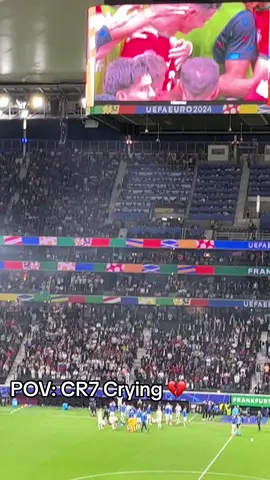 That hurt so much 😭 #portugal🇵🇹 #ronaldo #viralvideo #crying #cr7 #fypage #fyppppppppppppppppppppppp #penalty #em #slovenia #emotional 