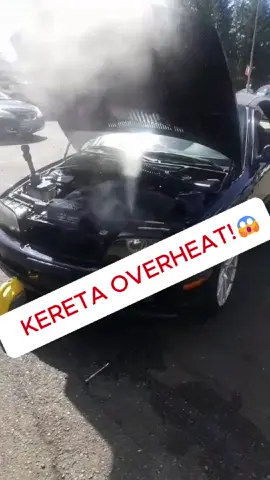 Kereta overheat sampai keluar asap! Apa mcm? #motionmalaysia #motionminyak #minyakhitam #keretaoverheat #asapbanyak  #coolant #tiktok2024 #tangkiradiator