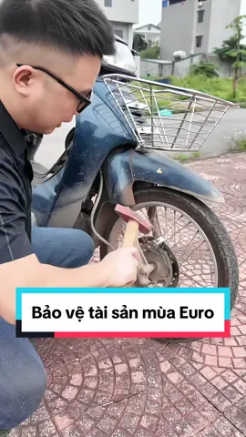 Dùng hơn 40k để bảo vệ tài sản của mình mua Euro này là sứng đáng. #tungbungbu #khoadiaxemay 