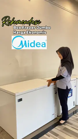 BOX FREZER MIDEA.   Solusi Stok Frozen Food kamu redy stok🥰.             #midea #box  #butuhperhatian  #marketing  #cor 