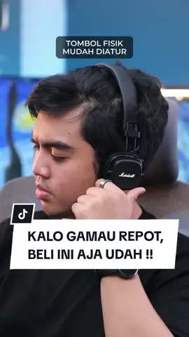 Alasan gua suka Headphone ini! Paling gak rewel, tahan lama, enak dipake ya Marshal Major V. Ganyesel beli, available di Urban Republic store, Eraspace, and Marshall Official Store on Tokopedia. #URSolusinya #headphonewileress #kupingmanja #headphone #headphonebluetooth #marshall #marshallmajorv #headset #headsetbluetooth #headsetaudio #audiophile #Tech #gadget #audio #electronic #nyantech #KelasTekno #longervideos 