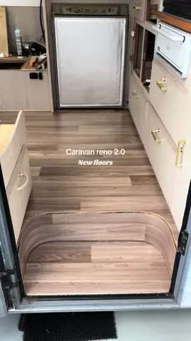 She’s coming along 😍 #caravanreno #caravanrenovation #caravanlife #caravanflip #camping #campingaustralia 