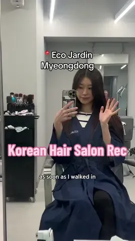 📍Eco Jardin, Myeongdong- Myeongdong 8gil 8-10 3rd Floor✨ Your hair will thank you😤💓  @BeautyLab.MyeongDong.Seoul #koreanhairsalon #korea #kbeauty #hairsalon #myeongdong #seoul #kbeautyhair 