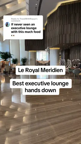 Replying to @TravelWithRayyx best executive lounge i have ever experienced #dubai #leroyalmeriden #dubaimarina #hotel #trending 