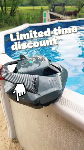 I was sent this to test out and I have thoughts… #poolvacuum #poolrobot #poolcleaning #poolside #poolopening #robotpoolvacuum #aiperpoolrobot 